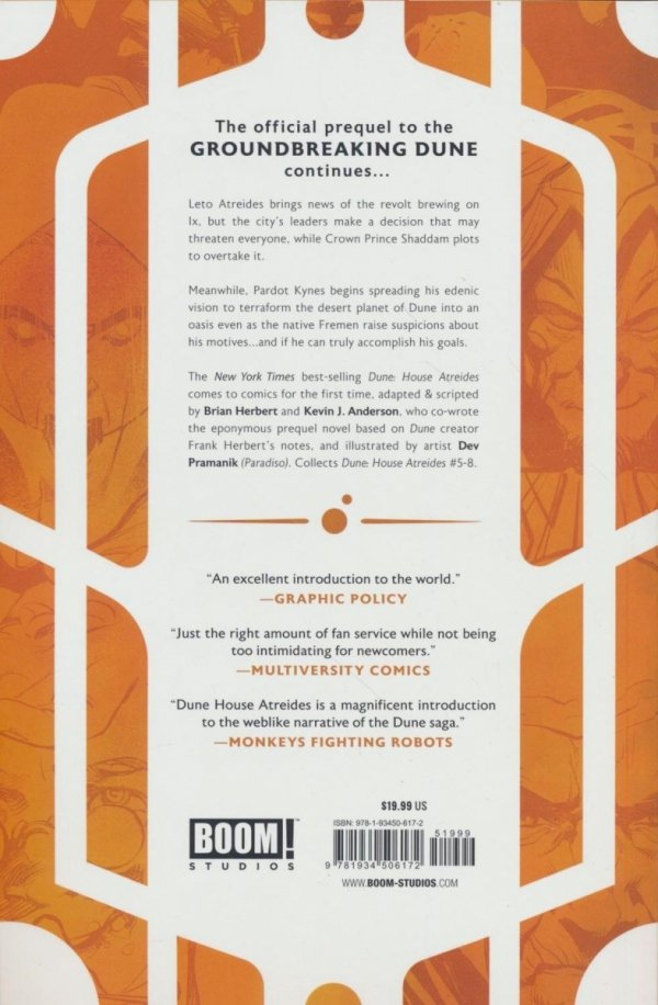 DUNE HOUSE ATREIDES VOL 02 TP [9781934506172]