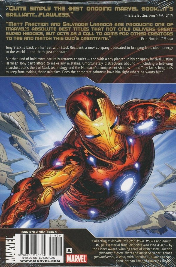 INVINCIBLE IRON MAN VOL 07 MY MONSTERS HC [9780785148364] **promocja TOMY**