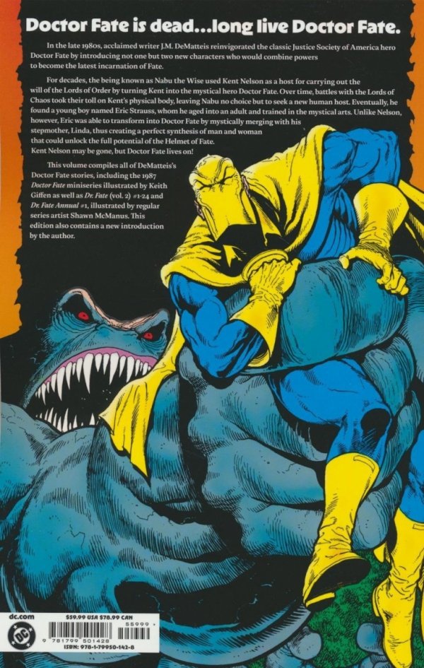 DOCTOR FATE BY JM DEMATTEIS TP [9781799501428]
