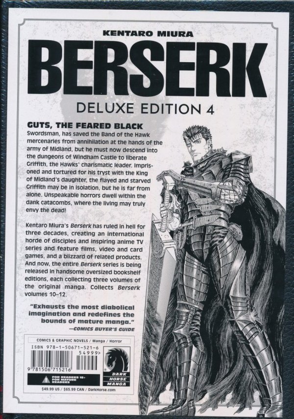 BERSERK DELUXE EDITION VOL 04 HC [9781506715216]