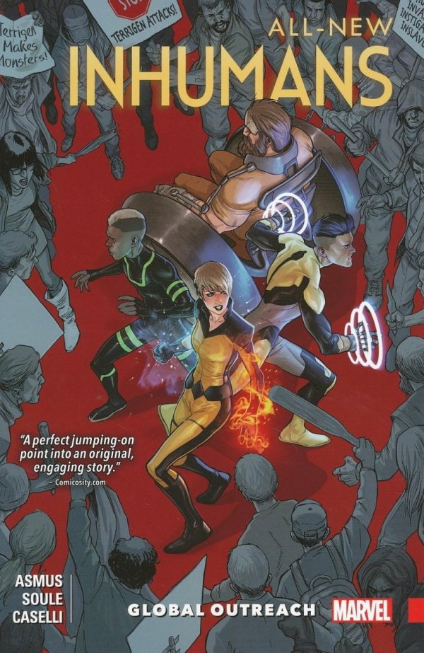 ALL-NEW INHUMANS VOL 01 GLOBAL OUTREACH TP [9780785196389] **promocja TOMY**