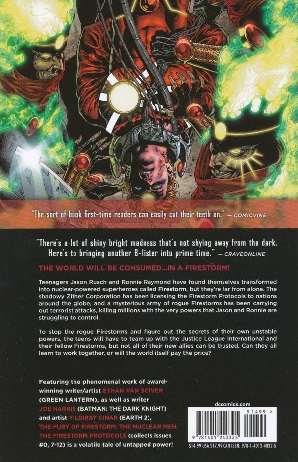 FURY OF FIRESTORM THE NUCLEAR MEN VOL 02 THE FIRESTORM PROTOCOLS TP [9781401240325]