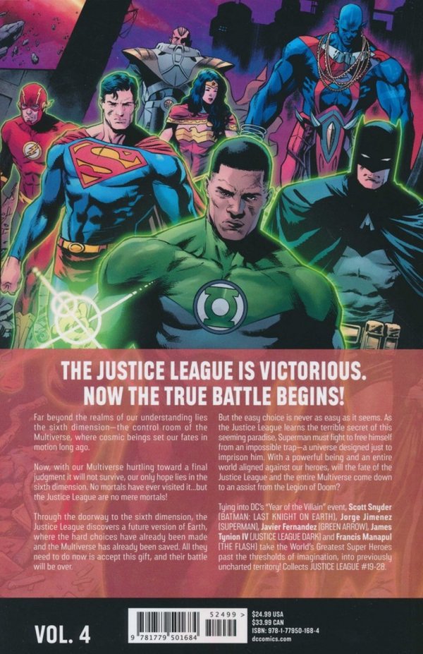 JUSTICE LEAGUE VOL 04 THE SIXTH DIMENSION TP [9781779501684] **promocja TOMY**