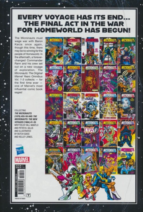 MICRONAUTS THE ORIGINAL MARVEL YEARS OMNIBUS VOL 03 HC [VARIANT] [9781302959548] **promocja TOMY**