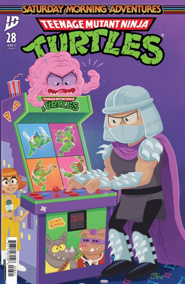 TEENAGE MUTANT NINJA TURTLES SATURDAY MORNING ADVENTURES #28 VARIANT B HUNTING [82771403150802821]