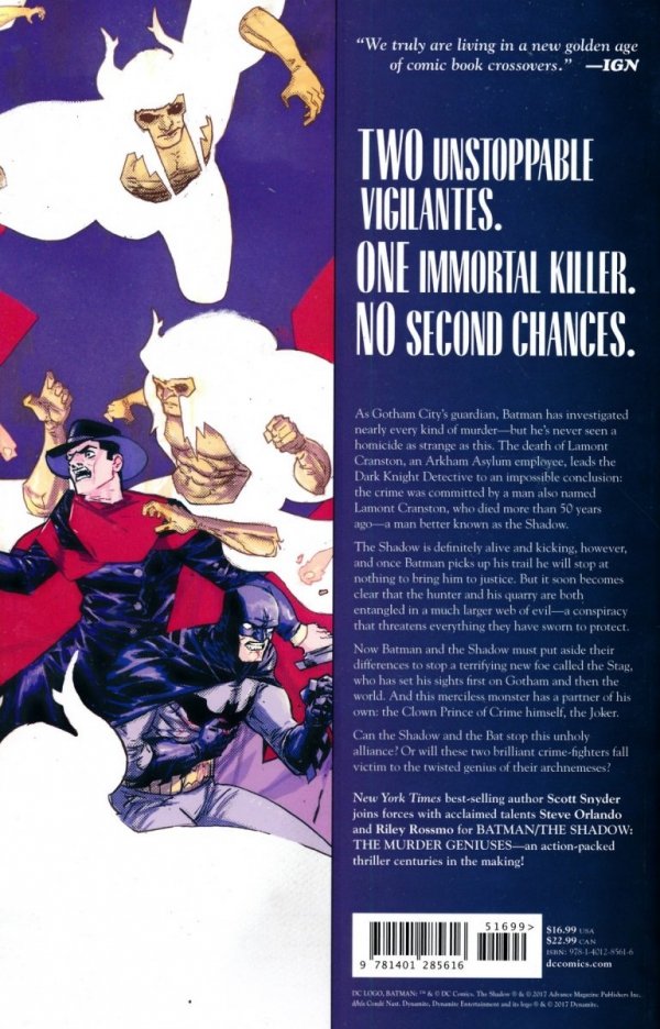 BATMAN THE SHADOW THE MURDER GENIUSES TP [9781401285616] **OFERTA SPECJALNA**