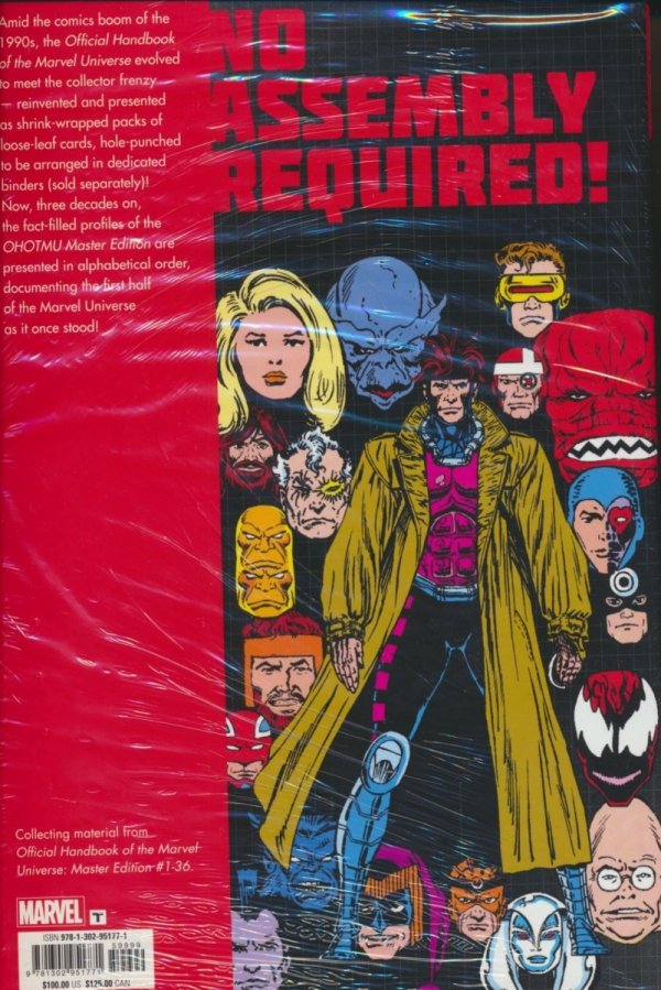 OFFICIAL HANDBOOK OF THE MARVEL UNIVERSE MASTER EDITION OMNIBUS VOL 01 HC [STANDARD] [9781302951771]