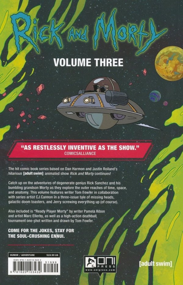 RICK AND MORTY VOL 03 TP [9781620103432]