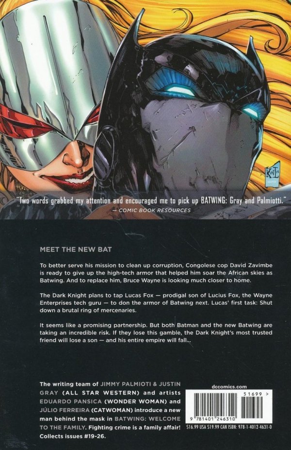 BATWING VOL 04 WELCOME TO THE FAMILY TP [9781401246310] **promocja TOMY**