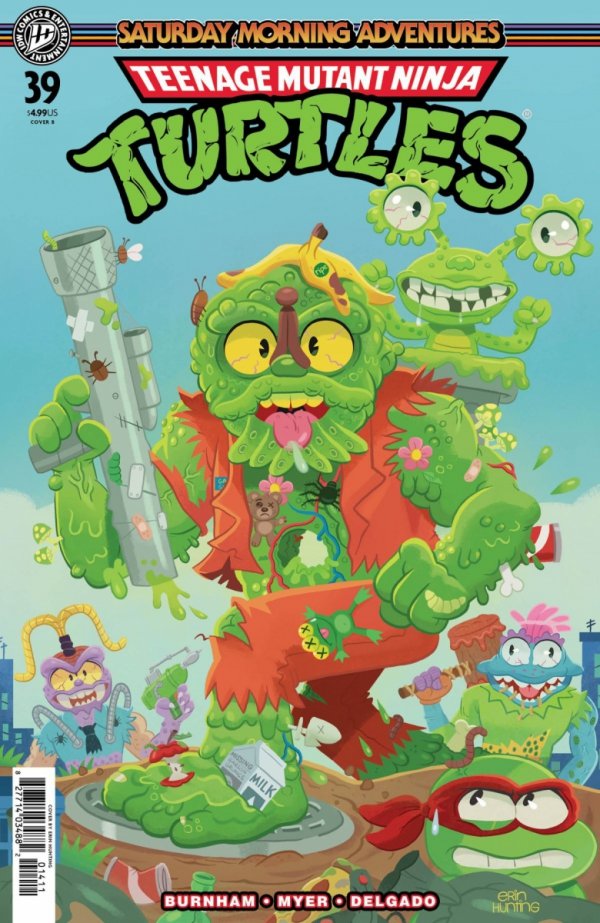 TEENAGE MUTANT NINJA TURTLES SATURDAY MORNING ADVENTURES #39 VARIANT B HUNTING [82771403150803921]