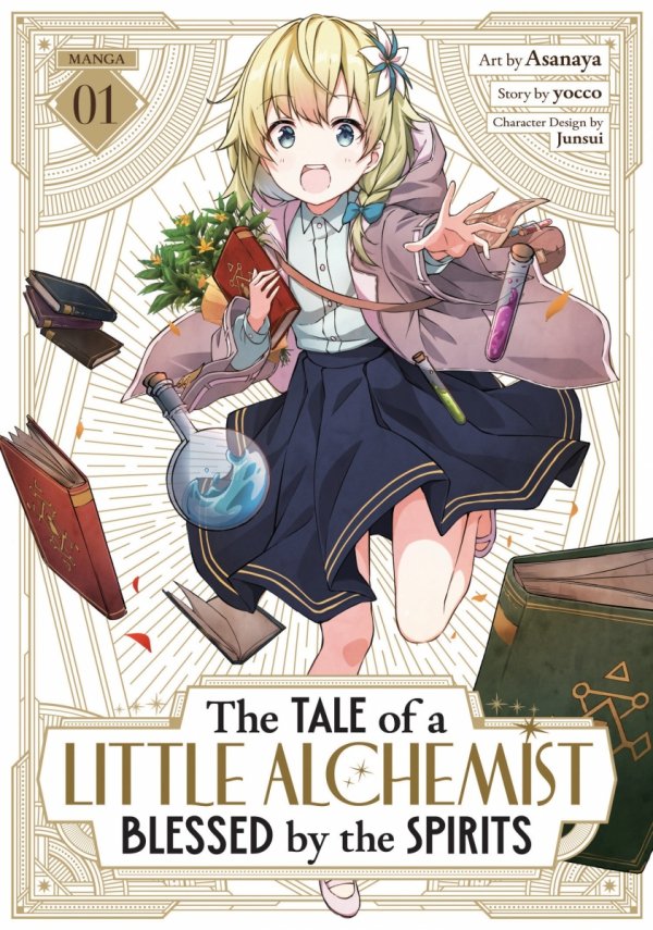 TALE OF A LITTLE ALCHEMIST BLESSED BY THE SPIRITS MANGA VOL 01 TP [9798895619438]
