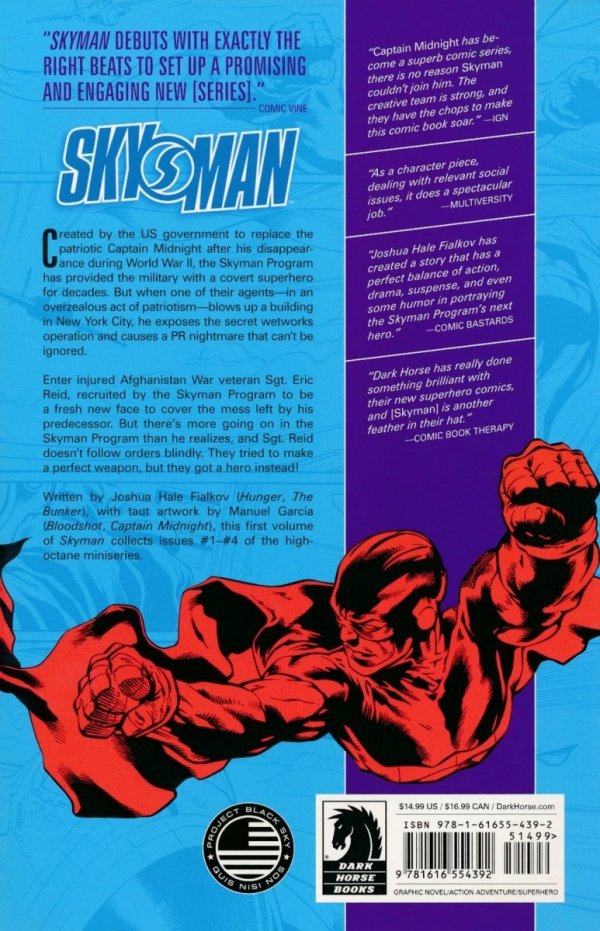 SKYMAN VOL 01 THE RIGHT STUFF TP [9781616554392] **OFERTA SPECJALNA**