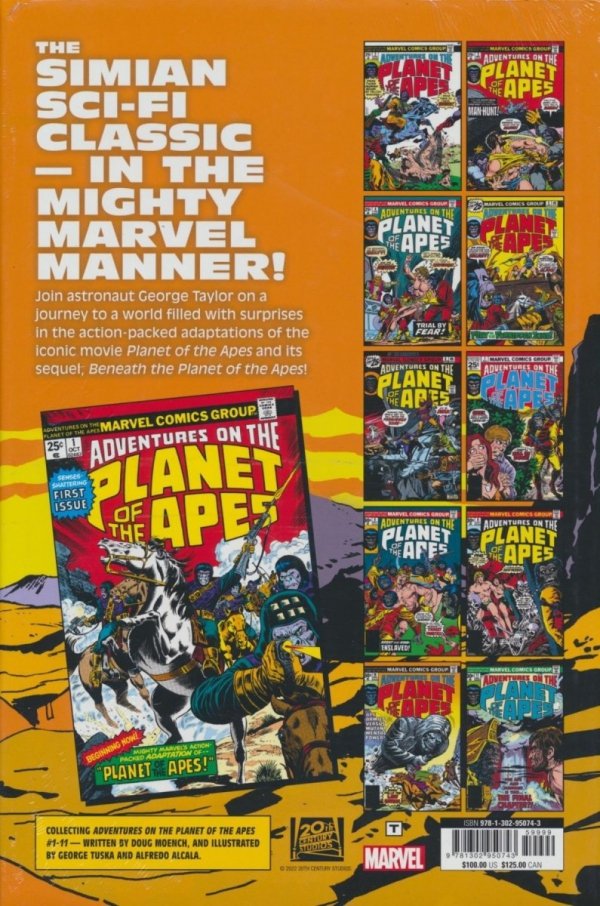 PLANET OF THE APES ADVENTURES THE ORIGINAL MARVEL YEARS OMNIBUS HC [VARIANT] [9781302950743] **promocja TOMY**