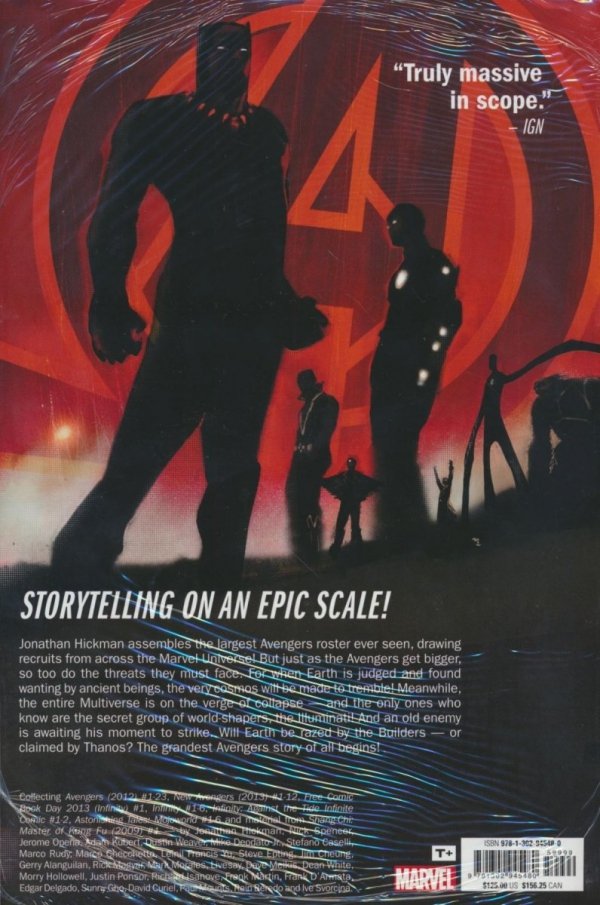 AVENGERS BY JONATHAN HICKMAN OMNIBUS VOL 01 HC [VARIANT] [9781302945480] **promocja TOMY**