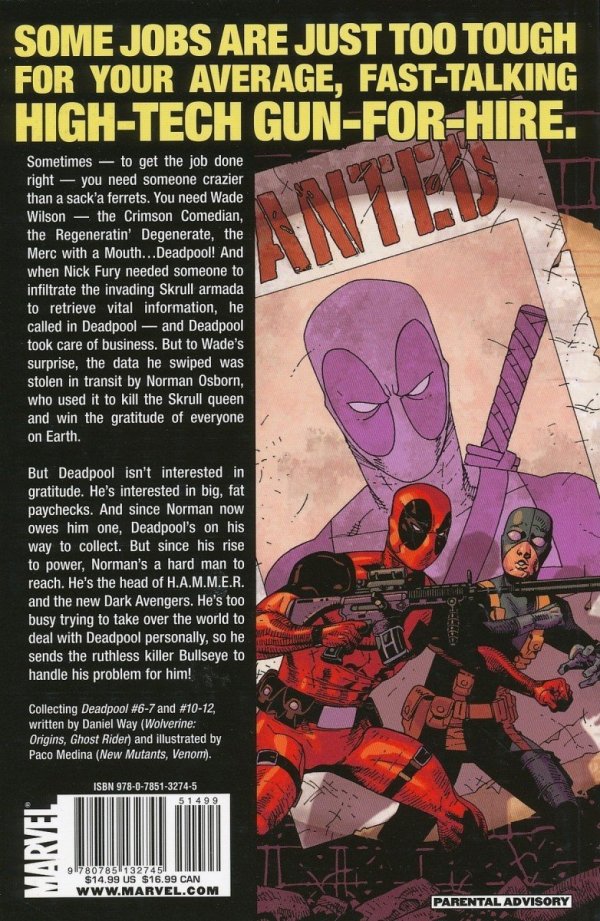 DEADPOOL VOL 02 DARK REIGN TP [9780785132745] **OFERTA SPECJALNA**
