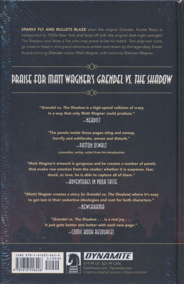 GRENDEL VS SHADOW HC [9781616556426]