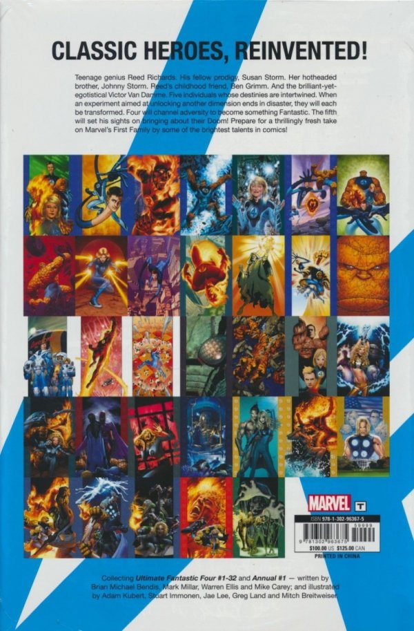ULTIMATE FANTASTIC FOUR OMNIBUS VOL 01 HC [VARIANT] [9781302963675]