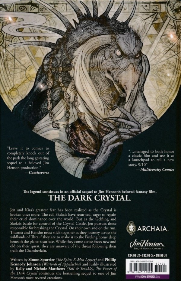 JIM HENSONS THE POWER OF THE DARK CRYSTAL VOL 02 HC [9781684151394] **OFERTA SPECJALNA**