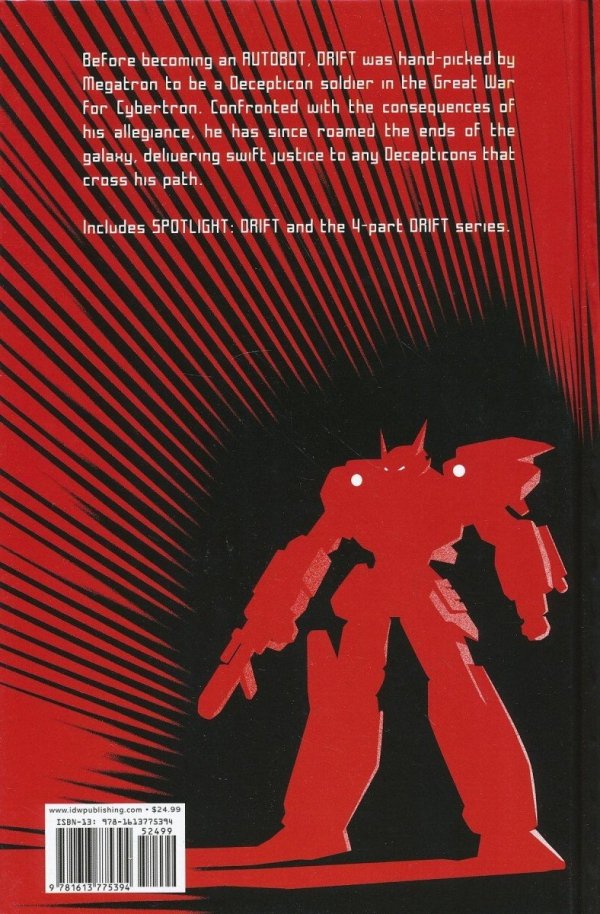 TRANSFORMERS THE COMPLETE DRIFT HC [9781613775394] **OFERTA SPECJALNA**