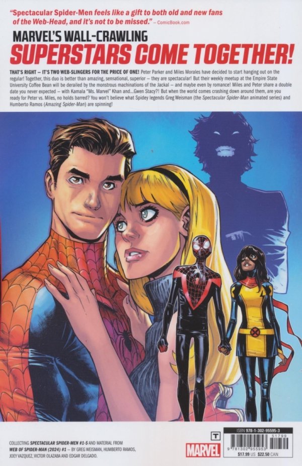 SPECTACULAR SPIDER-MEN VOL 01 ARACHNOBATICS TP [9781302955953]