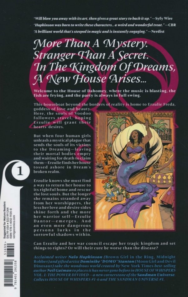 HOUSE OF WHISPERS VOL 01 THE POWER DIVIDED TP [9781401291358] **promocja TOMY**