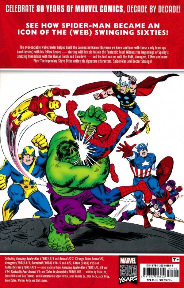 DECADES MARVEL IN THE 60S SPIDER-MAN MEETS THE MARVEL UNIVERSE TP [9781302916602] **promocja TOMY**