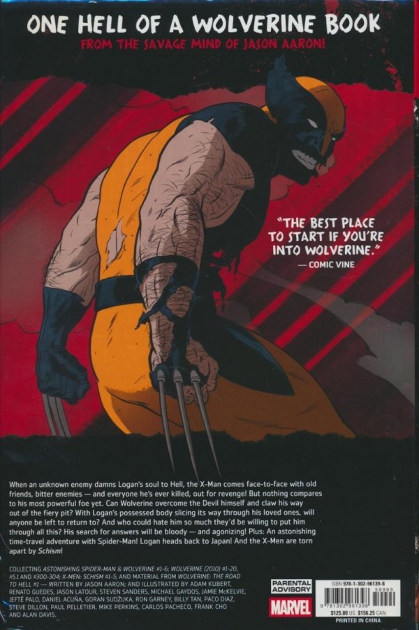 WOLVERINE GOES TO HELL OMNIBUS HC [VARIANT] [9781302961398]