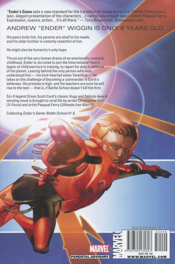 ENDERS GAME BATTLE SCHOOL HC [9780785135807]