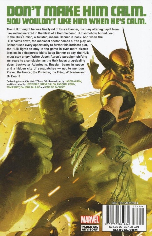 INCREDIBLE HULK BY JASON AARON VOL 02 TP [9780785161134]