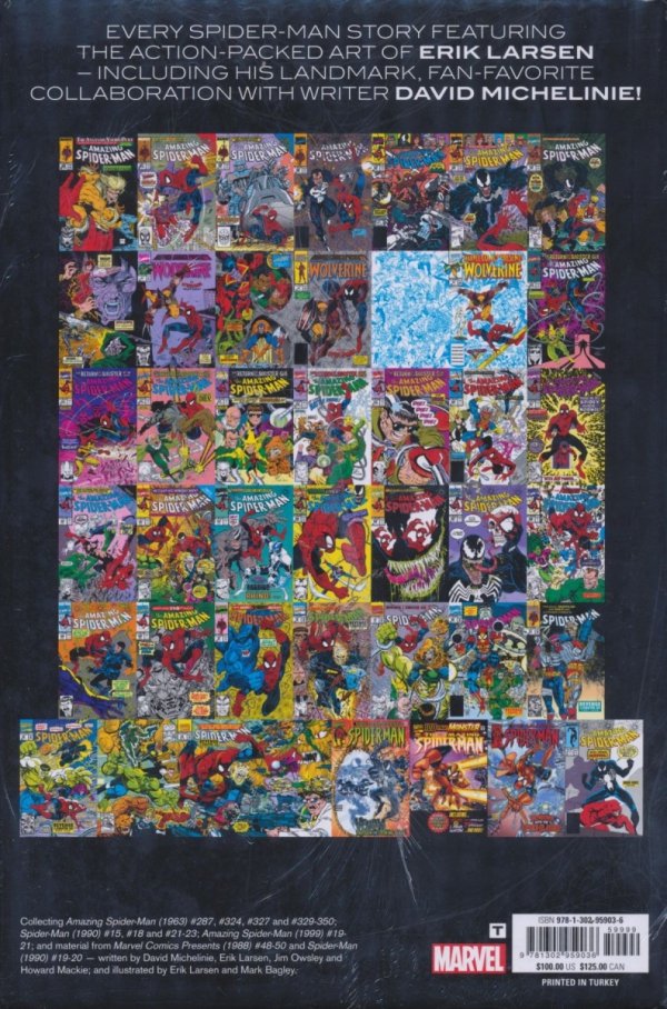 SPIDER-MAN BY DAVID MICHELINIE AND ERIK LARSEN OMNIBUS HC [STANDARD] [9781302959036]