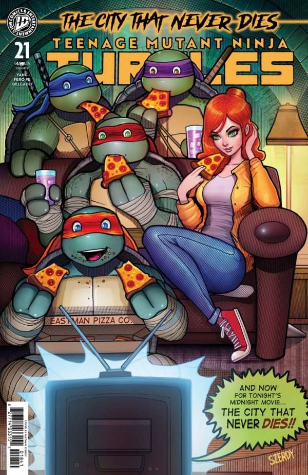 TEENAGE MUTANT NINJA TURTLES #21 VARIANT E SZERDY [82771403315102171]