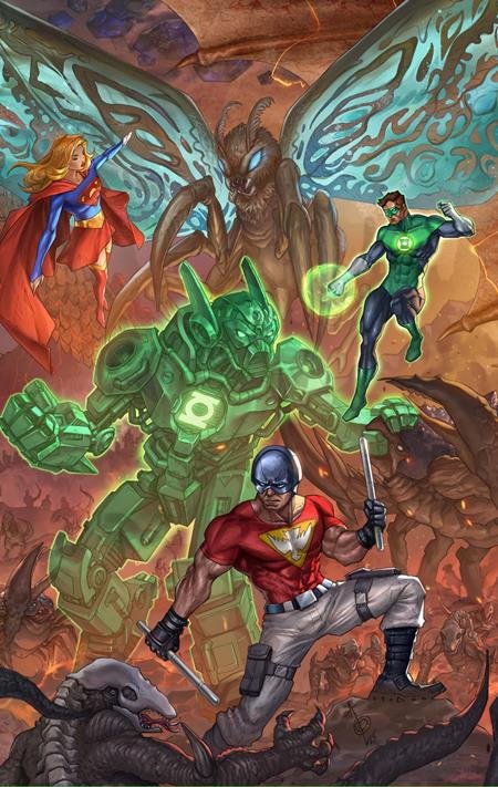 JUSTICE LEAGUE VS GODZILLA VS KONG 2 #3 CVR C ALAN QUAH CARD STOCK VAR [76194138628700331]