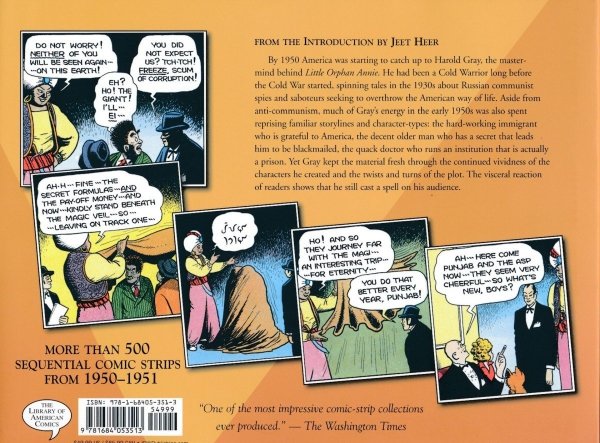 COMPLETE LITTLE ORPHAN ANNIE HAROLD GRAY 1950-1951 HC [9781684053513]
