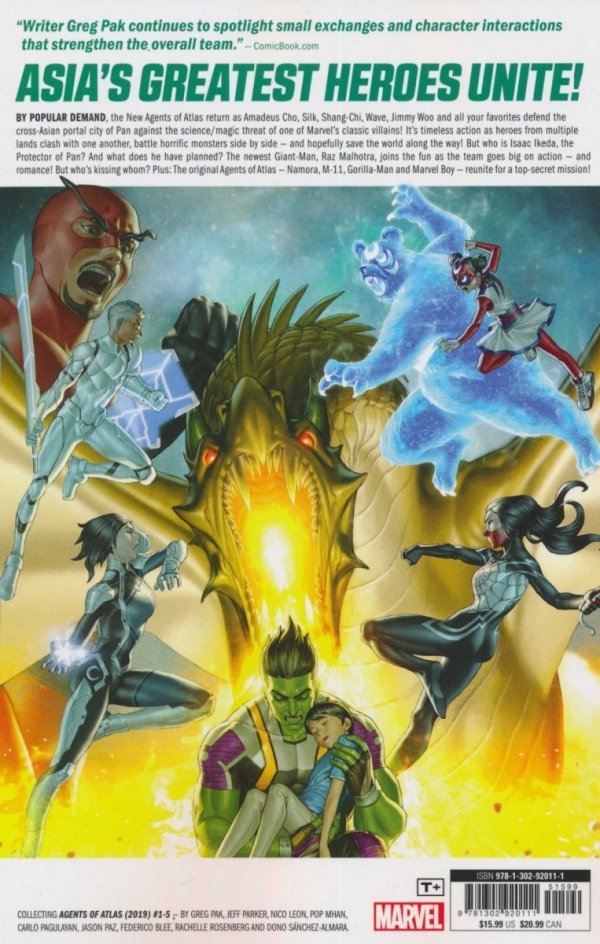 AGENTS OF ATLAS PANDEMONIUM TP [9781302920111] **promocja TOMY**