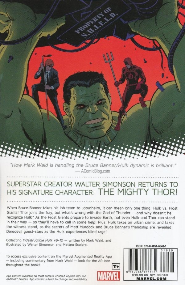 INDESTRUCTIBLE HULK VOL 02 GODS AND MONSTER TP [9780785166481] **OFERTA SPECJALNA**
