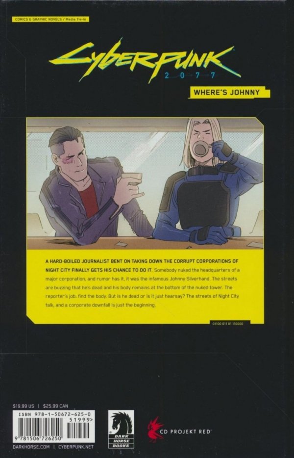 CYBERPUNK 2077 WHERES JOHNNY HC [9781506726250]