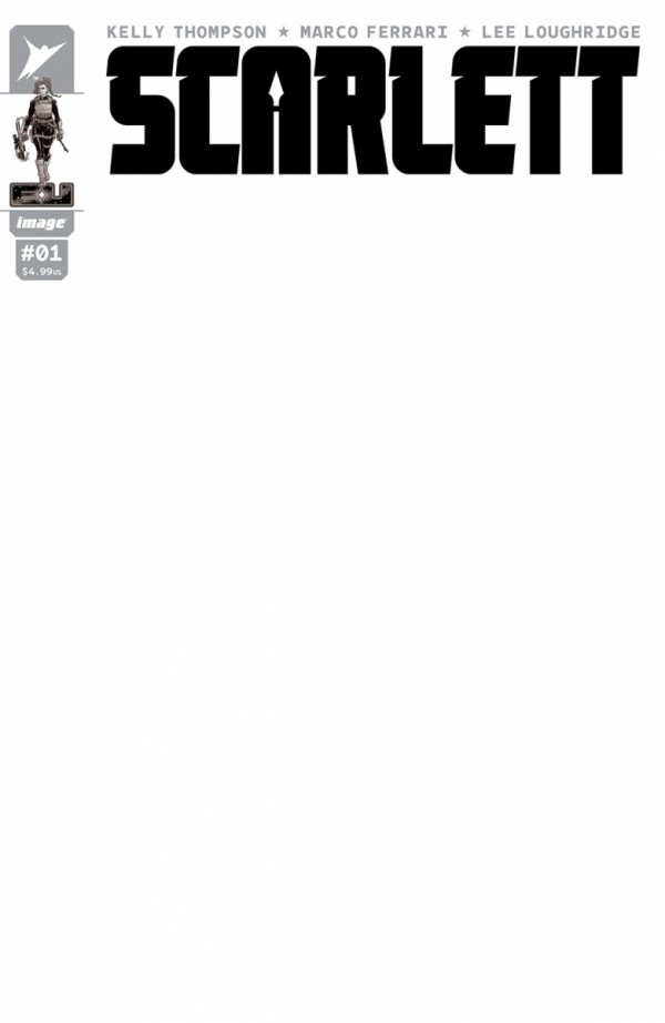 SCARLETT #01 CVR H [BLANK] [70985304018700181]