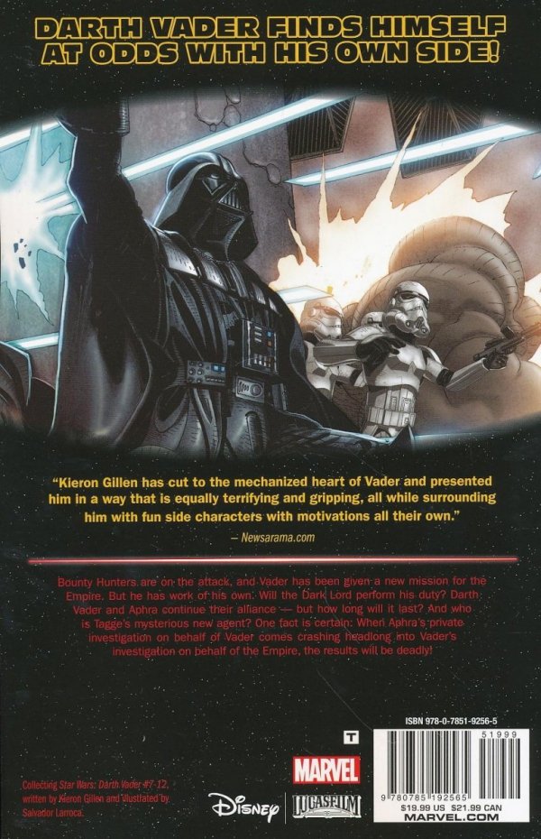 STAR WARS DARTH VADER VOL 02 SHADOWS AND SECRETS TP [9780785192565]