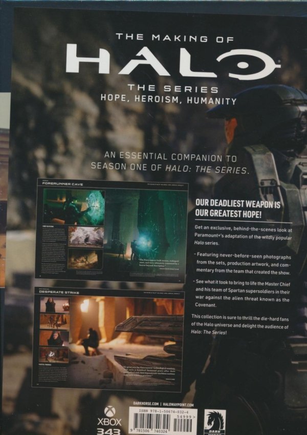 MAKING OF HALO THE SERIES HOPE HEROISM HUMANITY HC [9781506740324]