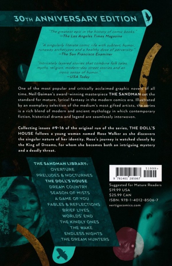 SANDMAN VOL 02 THE DOLLS HOUSE TP [9781401285067]