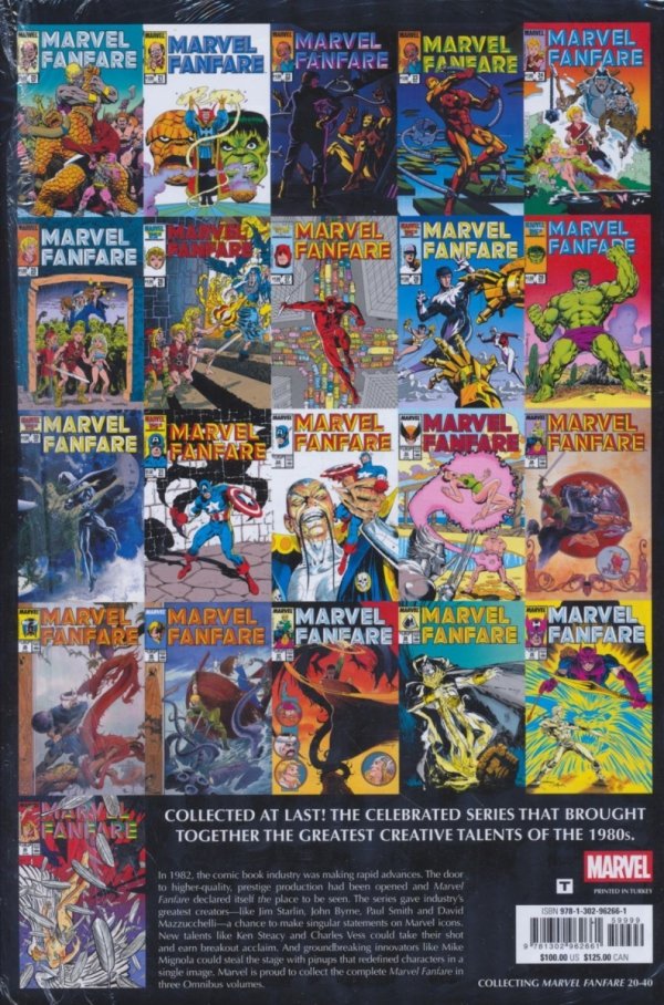 MARVEL FANFARE OMNIBUS VOL 02 HC [VARIANT] [9781302962661]
