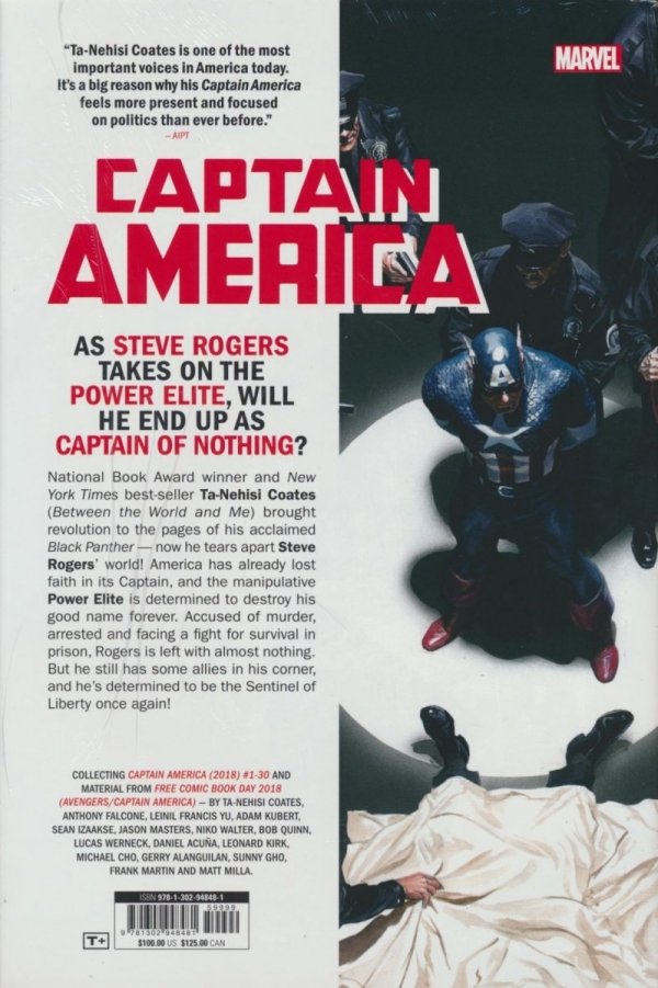 CAPTAIN AMERICA BY TA-NEHISI COATES OMNIBUS HC [VARIANT] [9781302948481] **OFERTA SPECJALNA**
