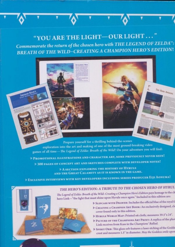 LEGEND OF ZELDA BREATH WILD CREATING A CHAMPION HEROES EDITION HC [9781506710112] **OFERTA SPECJALNA**