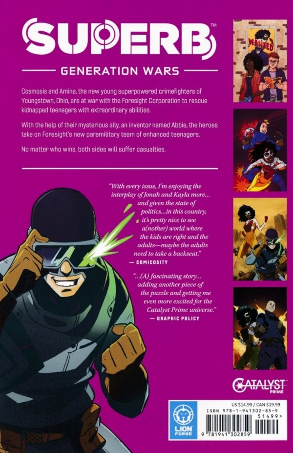 CATALYST PRIME SUPERB VOL 02 GENERATION WARS TP [9781941302859]
