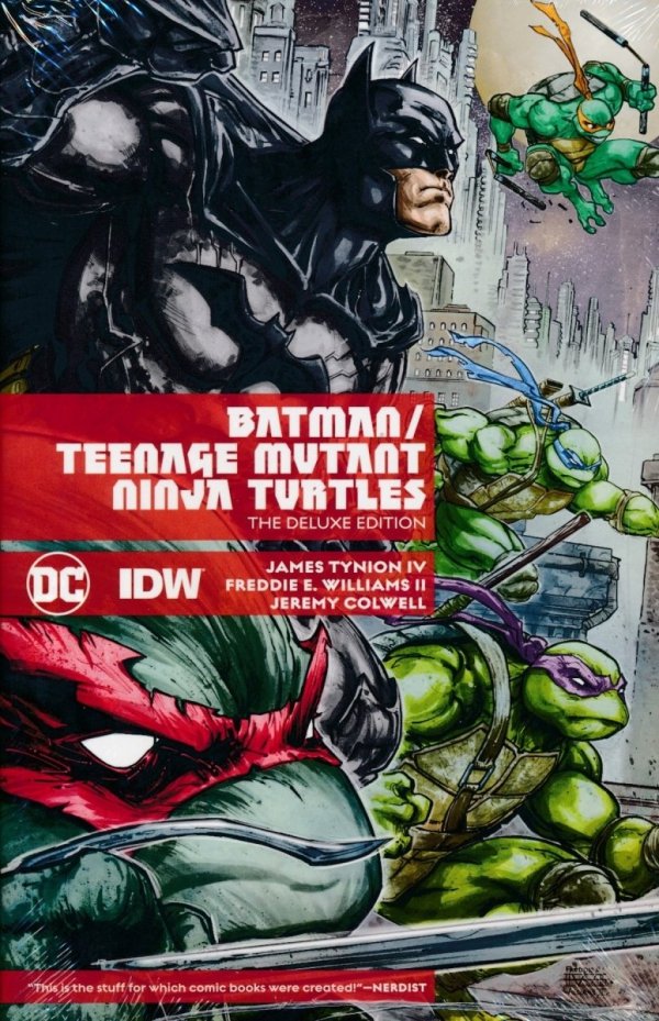 BATMAN TEENAGE MUTANT NINJA TURTLES VOL 01 THE DELUXE EDITION HC [9781401280710]