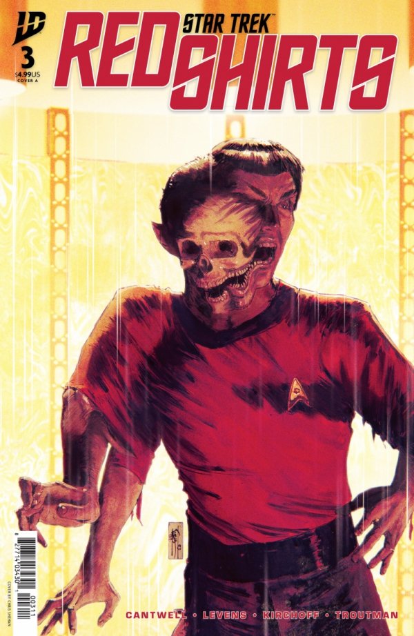 STAR TREK RED SHIRTS #3 COVER A SHEHAN [82771403430100311]