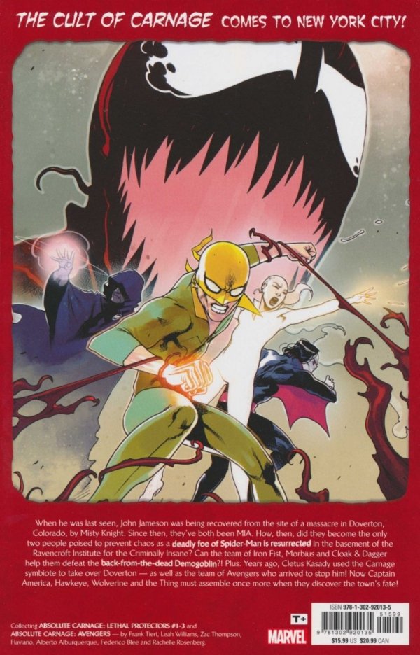 ABSOLUTE CARNAGE LETHAL PROTECTORS TP [9781302920135]