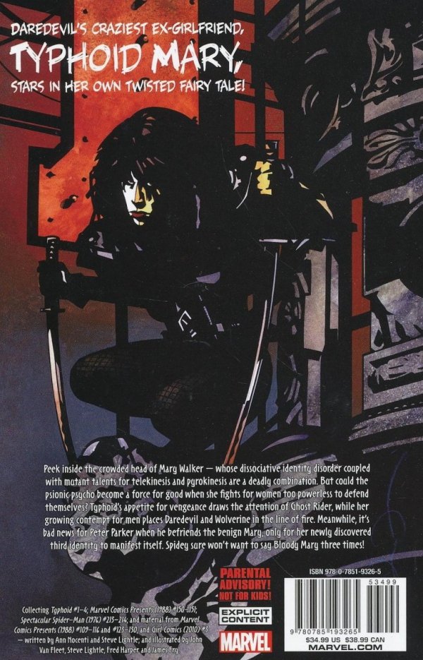 DAREDEVIL TYPHOIDS KISS TP [9780785193265] **OFERTA SPECJALNA**