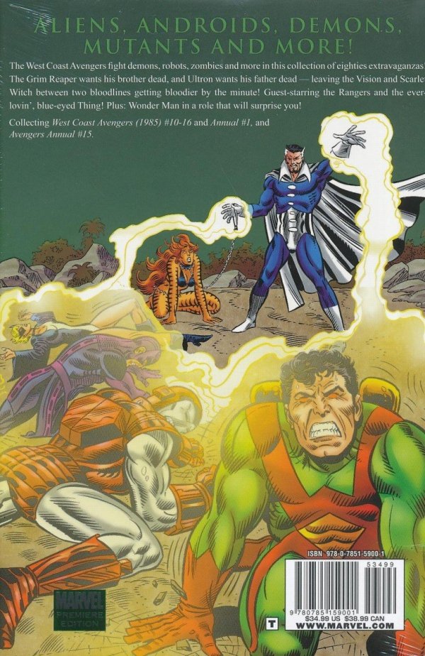 AVENGERS WEST COAST AVENGERS SINS OF THE PAST HC [STANDARD] [9780785159001] **OFERTA SPECJALNA**