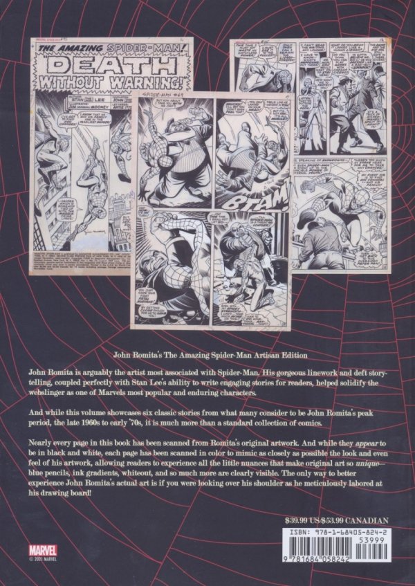 JOHN ROMITAS THE AMAZING SPIDER-MAN ARTISAN EDITION VOL 01 TP [9781684058242]